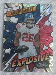 Saquon Barkley #19 Football Cards 2023 Panini Absolute Explosive Prices