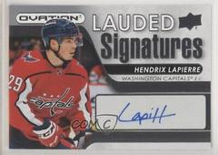 Hendrix Lapierre #LS-HL Hockey Cards 2021 Upper Deck Ovation Lauded Signatures Prices