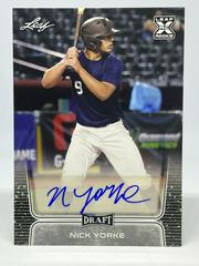 Nick Yorke [Hobby] #BA-NY1 Baseball Cards 2020 Leaf Draft Autographs Prices
