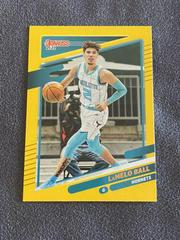 LaMelo Ball [Yellow Flood] Basketball Cards 2021 Panini Donruss Prices