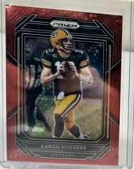 Aaron Rodgers [Red] #103 Football Cards 2022 Panini Prizm No Huddle Prices
