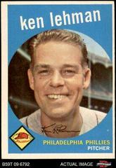 Ken Lehman Baseball Cards 1959 Topps Prices