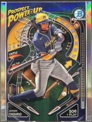 Jackson Chourio #PP-6 Baseball Cards 2024 Bowman Prospect Power-Up Prices