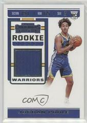 Jordan Poole #RTS-JPL Basketball Cards 2019 Panini Contenders Rookie Ticket Swatches Prices