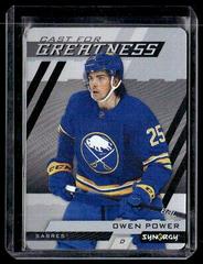 Owen Power Hockey Cards 2022 Upper Deck Synergy Cast For Greatness Prices
