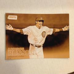 Addison Russell [5x7 Gold] #9 Baseball Cards 2016 Stadium Club Prices
