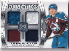 Nathan MacKinnon #F-NM Hockey Cards 2020 Upper Deck The Cup Foundations Quad Jersey Prices
