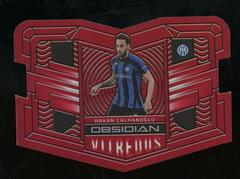 Hakan Calhanoglu [Red Flood] #4 Soccer Cards 2022 Panini Obsidian Vitreous Prices
