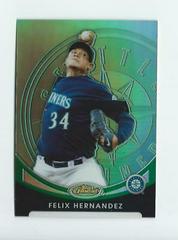 Felix Hernandez [Green Refractor] Baseball Cards 2010 Finest Prices