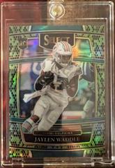 Jaylen Waddle [Green and Black Snakeskin] #348 Football Cards 2021 Panini Select Prices