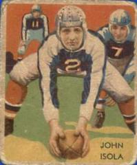 John Isola Football Cards 1935 National Chicle Prices