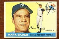 Hank Bauer #166 Baseball Cards 1955 Topps Prices
