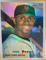 Jose Reyes [Chrome Refractor] Baseball Cards 2006 Topps Heritage Chrome Prices