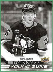 Filip Hallander [Black & White] #C230 Hockey Cards 2022 Upper Deck UD Canvas Prices