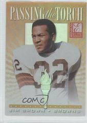Jim Brown #11 Football Cards 1999 Panini Donruss Elite Passing the Torch Prices
