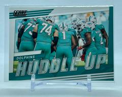 Miami Dolphins [Red] #HU-MIA Football Cards 2022 Panini Score Huddle Up Prices