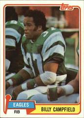 Billy Campfield #199 Football Cards 1981 Topps Prices