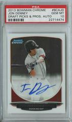 Jon Denney #BCAJD Baseball Cards 2013 Bowman Chrome Draft Picks & Prospects Autographs Prices