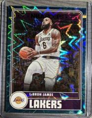 LeBron James [Teal Explosion] Basketball Cards 2023 Panini Hoops Prices
