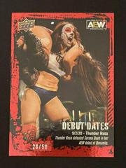 Thunder Rosa [Red] #DD-1 Wrestling Cards 2022 Upper Deck AEW Debut Dates Prices