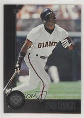Deion Sanders #34 Baseball Cards 1996 Leaf Prices