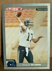 Philip Rivers [Silver] #331 Football Cards 2004 Topps Total Prices