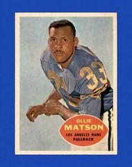 Ollie Matson #63 Football Cards 1960 Topps Prices
