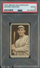 George Weaver Baseball Cards 1912 T207 Brown Background Prices