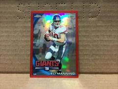 Eli Manning [Red Refractor] #C43 Football Cards 2010 Topps Chrome Prices