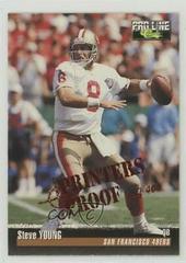 Steve Young Football Cards 1995 Pro Line Prices