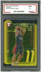 Yao Ming [Gold Refractor] #53 Basketball Cards 2002 Topps Pristine Prices