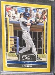 Ichiro [Gold] #25 Baseball Cards 2023 Panini Three and Two Prices