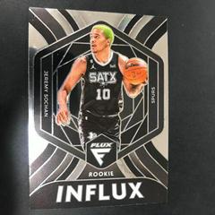 Jeremy Sochan #1 Basketball Cards 2022 Panini Flux Rookie Influx Prices