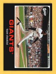 Giants Team [Checklist] Baseball Cards 2002 Upper Deck Vintage Prices
