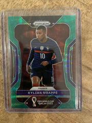 Kylian Mbappe [Green Wave] Soccer Cards 2022 Panini Prizm World Cup Prices