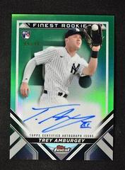 Trey Amburgey [Green] #FRDA-TA Baseball Cards 2022 Topps Finest Rookies Design Variation Autographs Prices