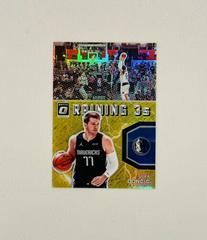 Luka Doncic [Gold] #4 Basketball Cards 2021 Panini Donruss Optic Raining 3s Prices
