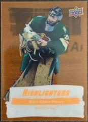 Marc Andre Fleury [Orange] #HL-14 Hockey Cards 2022 Upper Deck Highlighters Prices