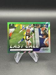 Aaron Donald [Spectrum Green] Football Cards 2022 Panini Absolute Last Call Prices