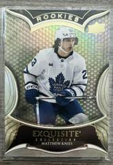 Matthew Knies [Gold] #R-KN Hockey Cards 2023 Upper Deck Black Diamond Exquisite Collection Rookie Prices