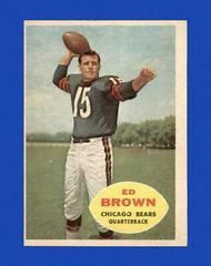 Ed Brown #12 Football Cards 1960 Topps Prices