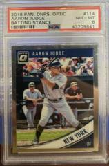 Aaron Judge [Batting Stance] #114 Baseball Cards 2018 Panini Donruss Optic Prices