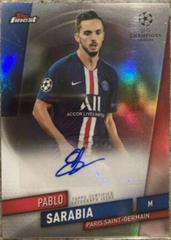 Pablo Sarabia Soccer Cards 2019 Finest UEFA Champions League Autographs Prices