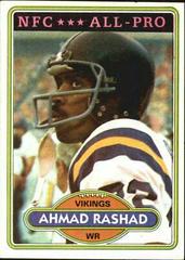 Ahmad Rashad Football Cards 1980 Topps Prices