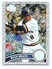Ryan Braun [Cognac Diamond Anniversary] #1 Baseball Cards 2011 Topps Prices