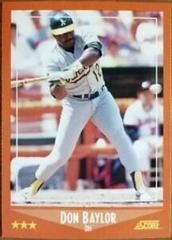 Don Baylor #55T Baseball Cards 1988 Score Traded Prices