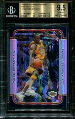 Kobe Bryant [Chrome Refractor] Basketball Cards 2003 Bowman Prices