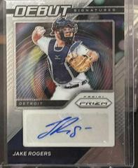 Jake Rogers #DS-JR Baseball Cards 2021 Panini Prizm Debut Signatures Prices