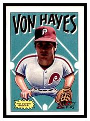 Von Hayes Baseball Cards 1992 Topps Kids Prices