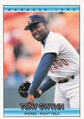 Tony Gwynn #441 Baseball Cards 1992 Donruss Prices